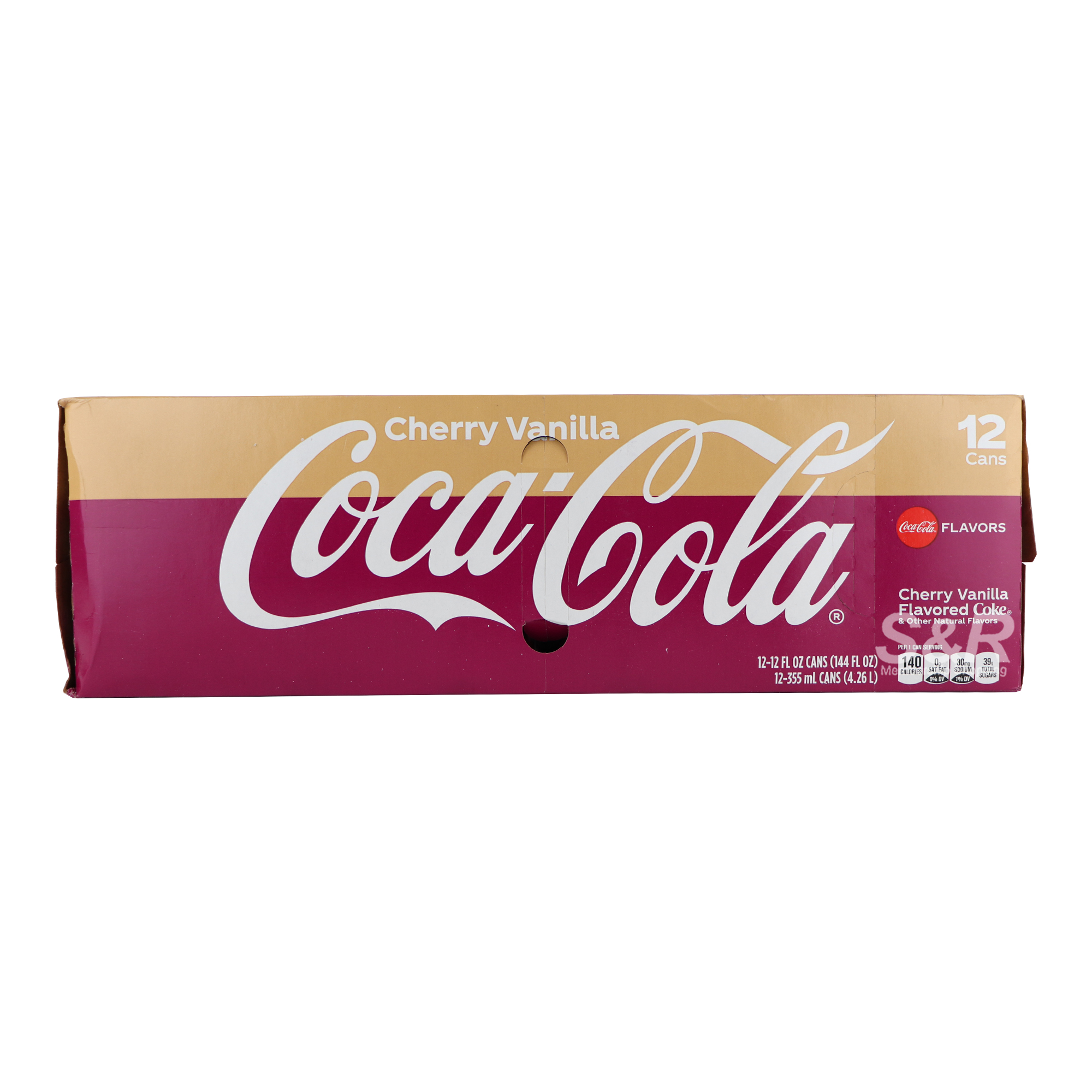 Coca Cola Cherry Vanilla Flavored Soda 12 Cans